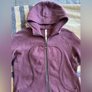 Lululemon Athletica Maroon Zip-Up Jacket (Burgundy)